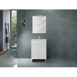 Mobile bagno Greta Feridras 60 cm bianco lucido