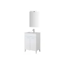 Mobile bagno Greta Feridras 60 cm bianco lucido