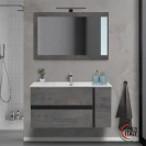 Mobile bagno Feridras Oxid 90 cm ossido grigio