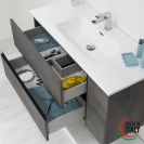 Mobile bagno Feridras Oxid 90 cm ossido grigio