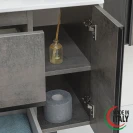 Mobile bagno Feridras Oxid 90 cm ossido grigio