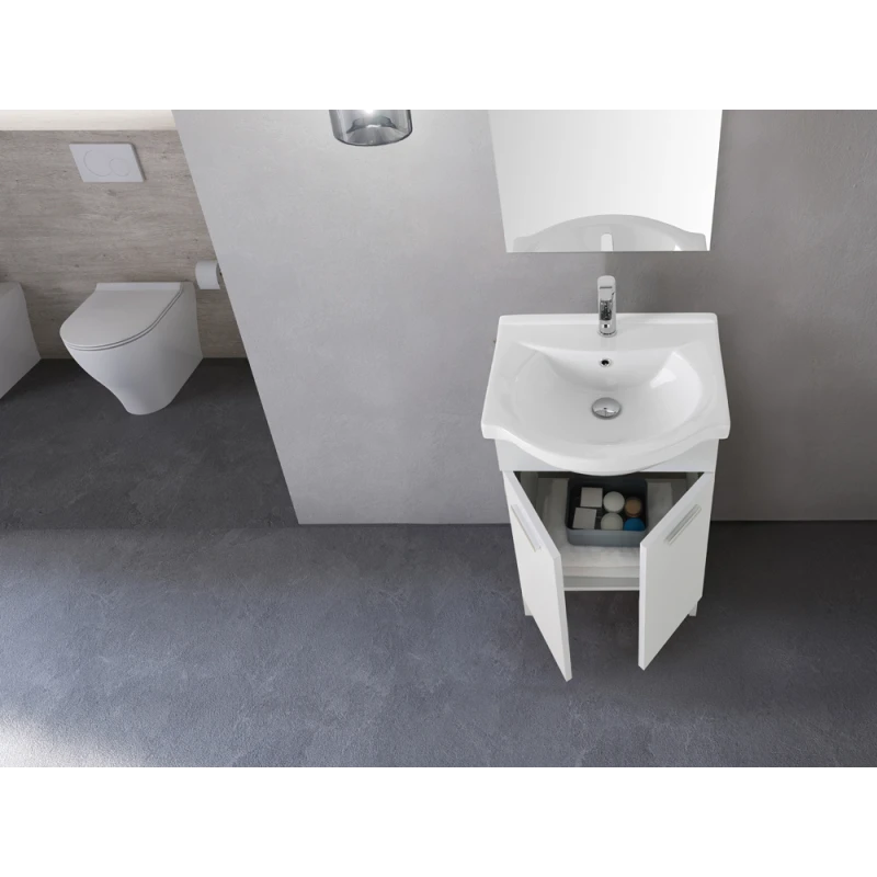 Composizione bagno Feridras Stella 55 cm con lavabo