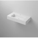 Lavabo sospeso Feridras in resina bianco 90 cm