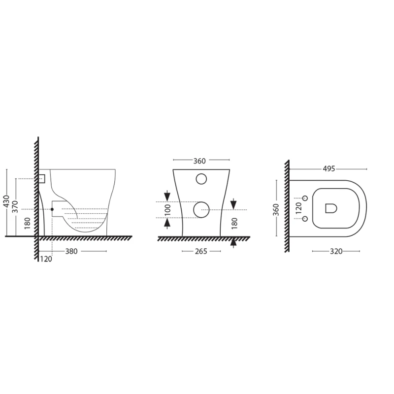 Vaso da terra Feridras Kia bianco lucido