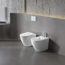 Vaso filomuro Feridras T-Color bianco opaco