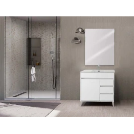 Mobile bagno Feridras Mondo 2.0 82 cm bianco laccato