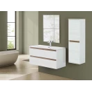 Composizione bagno Revital Feridras 100 cm bianco frassinato