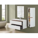 Composizione bagno Revital Feridras 100 cm bianco frassinato