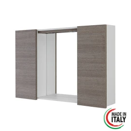 Specchiera Feridras Mondo 2.0 in rovere scuro