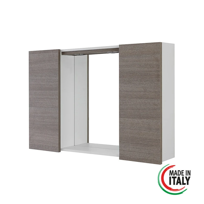 Specchiera Feridras Mondo 2.0 in rovere scuro