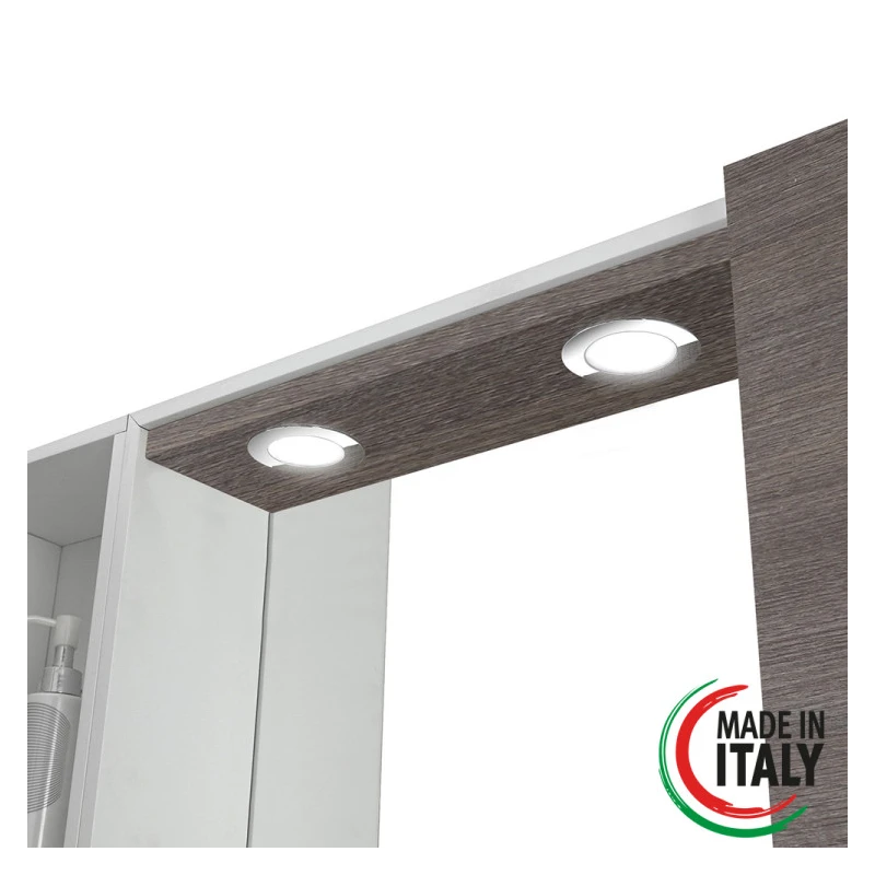 Specchiera Feridras Mondo 2.0 in rovere scuro