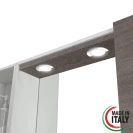 Specchiera Feridras Mondo 2.0 in rovere scuro
