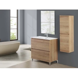 Mobile bagno Revital Feridras 80 cm in rovere