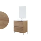 Mobile bagno Revital Feridras 80 cm in rovere