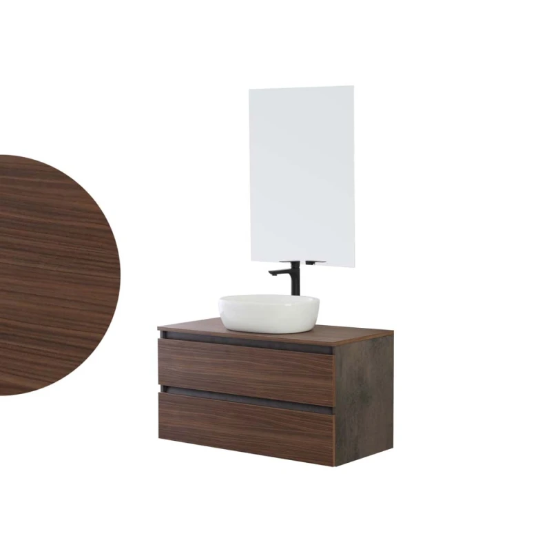 Mobile bagno Feridras Revital 100 cm in noce canaletto