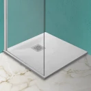 Piatto doccia Feridras 70x70 marmoresina bianco