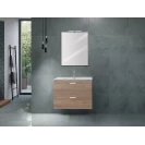 Mobile bagno sospeso Feridras Greta 80 cm rovere