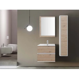 Mobile bagno Fabula Feridras 60 cm rovere di Bordeaux