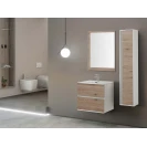 Mobile bagno Fabula Feridras 60 cm rovere di Bordeaux
