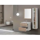 Mobile bagno Fabula Feridras 60 cm rovere di Bordeaux