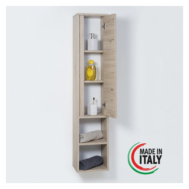 Pensile Shelf Feridras 30 cm rovere di bordeaux