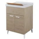 Lavatoio Feridras 60 cm in rovere dolomite