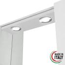 Specchiera Mondo 2.0 Feridras in bianco lucido