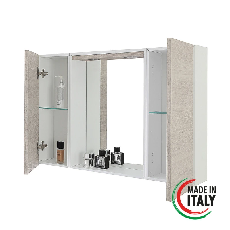 Specchiera Mondo 2.0 Feridras con faretti LED