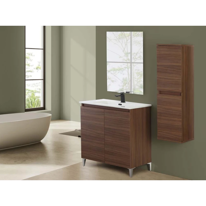 Feridras Revital 80 cm noce canaletto - Mobile bagno