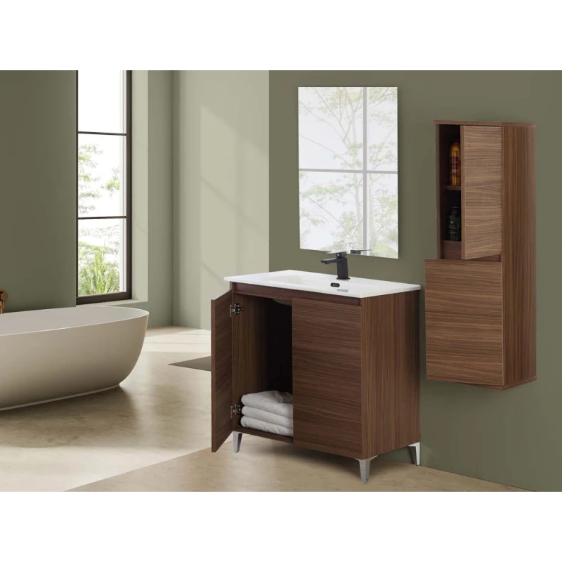 Feridras Revital 80 cm noce canaletto - Mobile bagno