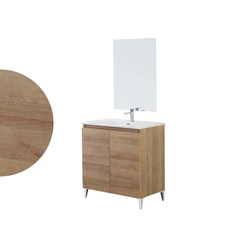 Feridras Revital 80cm in rovere di bordeaux