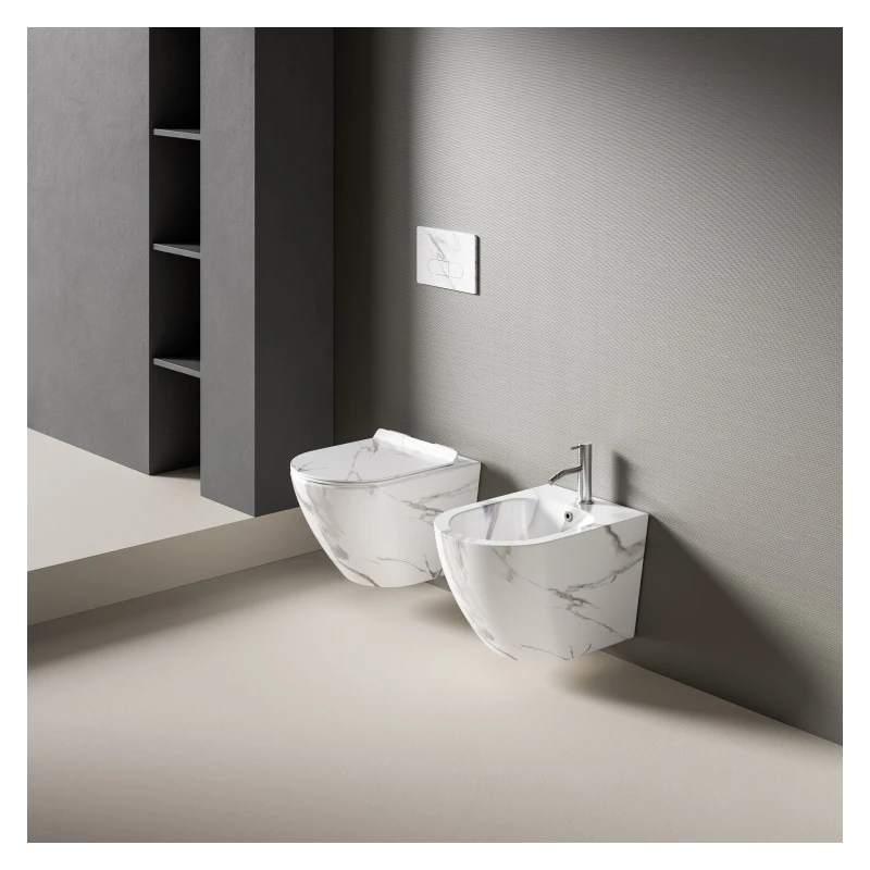 Vaso sospeso Feridras T-Marmorizzato 36 cm marmorizzato