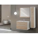 Mobile bagno Feridras Fabula 90 rovere di bordeaux