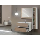 Mobile bagno Feridras Fabula 90 rovere di bordeaux