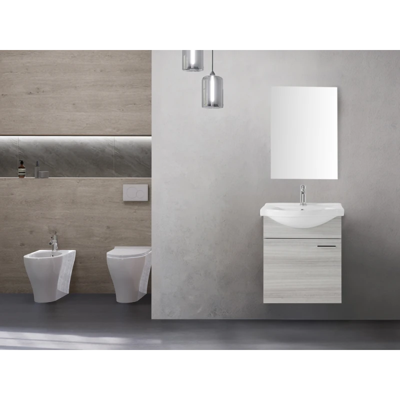 Mobile bagno Feridras Stella 55 cm grigio