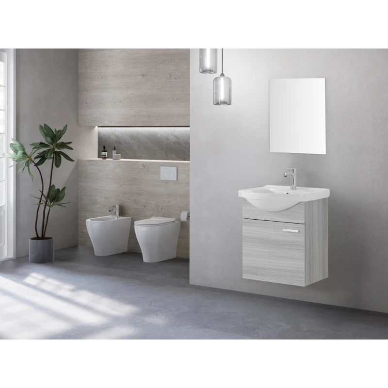 Mobile bagno Feridras Stella 55 cm grigio