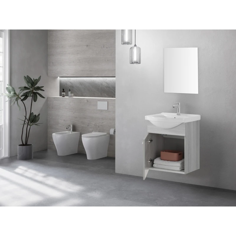 Mobile bagno Feridras Stella 55 cm grigio