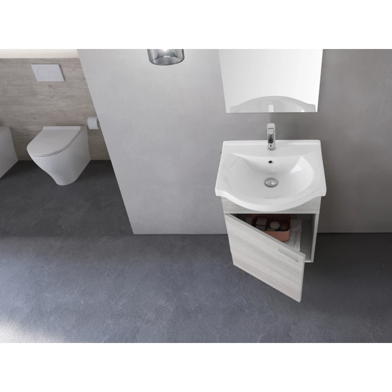 Mobile bagno Feridras Stella 55 cm grigio