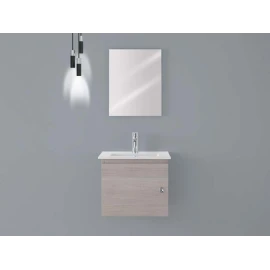 Mobile bagno sospeso Feridras Si50 in rovere chiaro