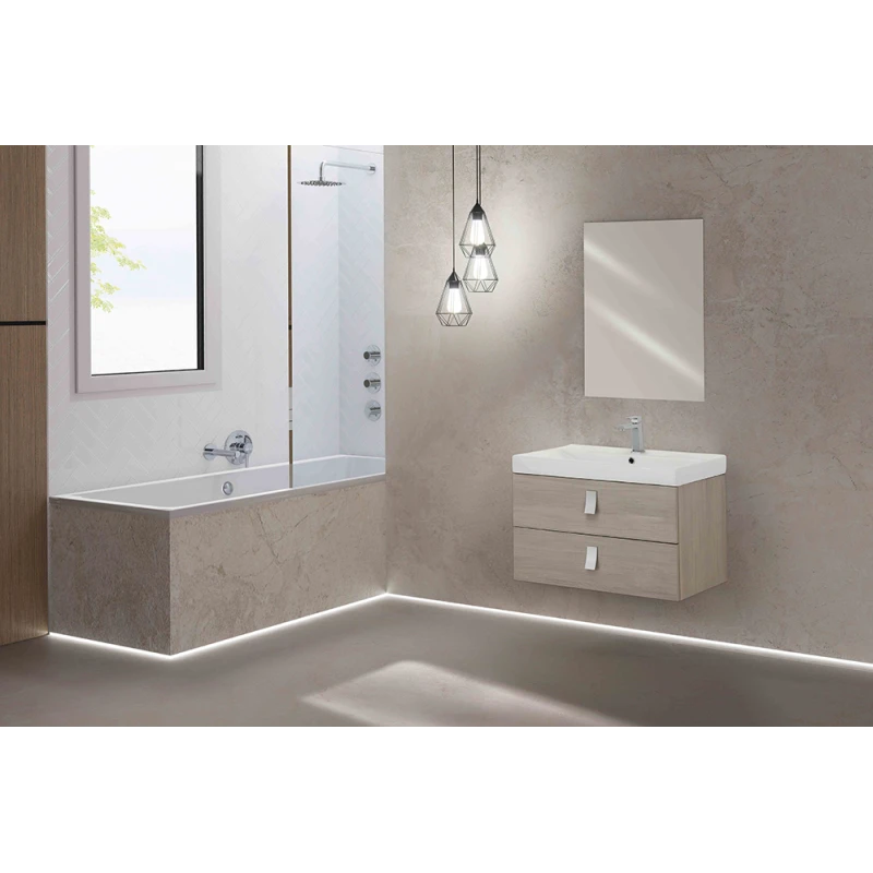 Feridras Bravo75 75 cm rovere chiaro - mobile bagno sospeso