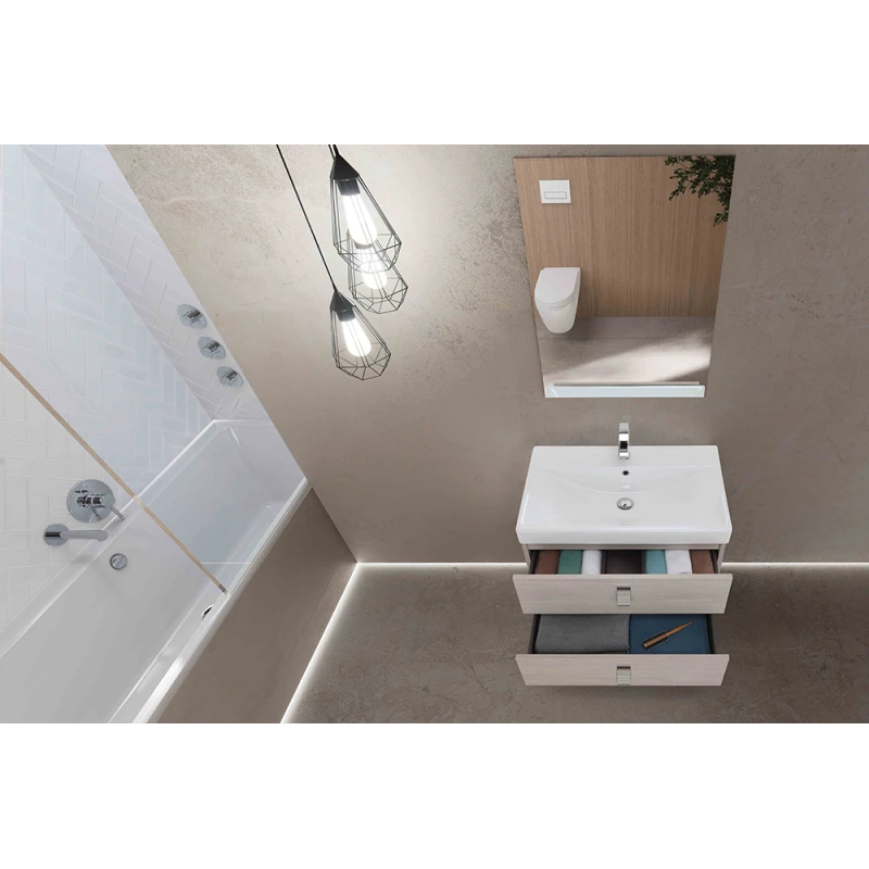 Feridras Bravo75 75 cm rovere chiaro - mobile bagno sospeso