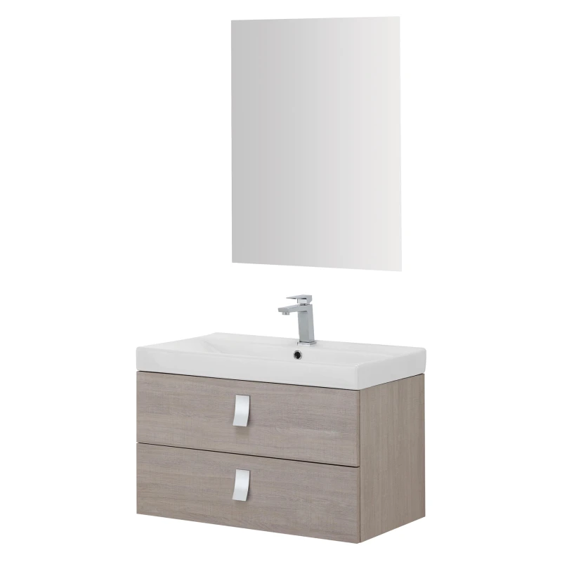 Feridras Bravo75 75 cm rovere chiaro - mobile bagno sospeso
