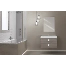 Feridras Bravo75: mobile bagno sospeso rovere scuro