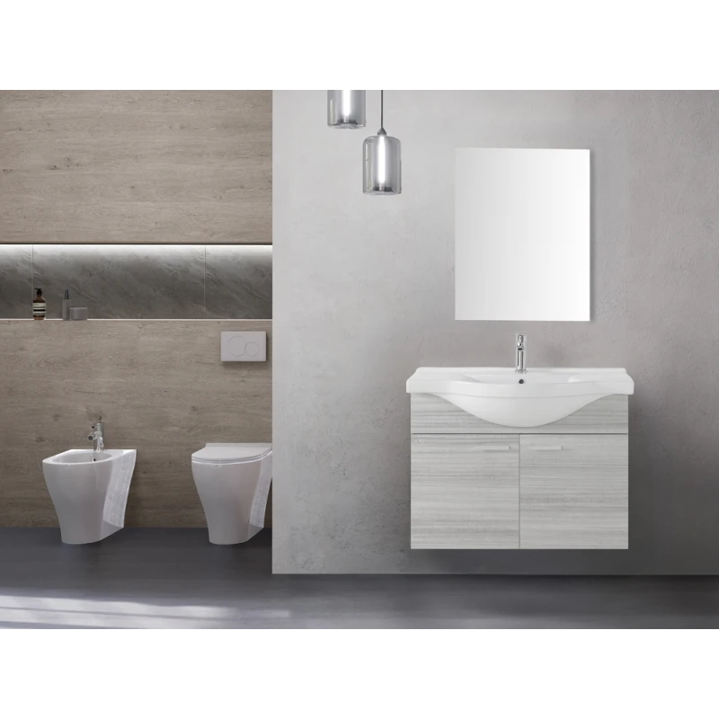 Mobile bagno Feridras Stella 80 cm grigio