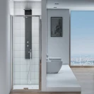 Porta a soffietto Feridras T-Squared 70 cm trasparente