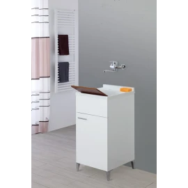 Mobile lavatoio Feridras Stella 45 cm bianco lucido