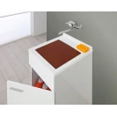 Mobile lavatoio Feridras Stella 45 cm bianco lucido