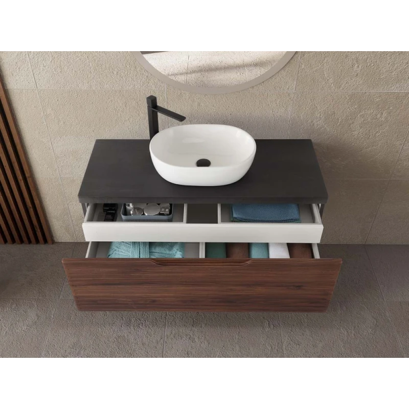 Mobile bagno Ravello Feridras 110 cm Noce Canaletto