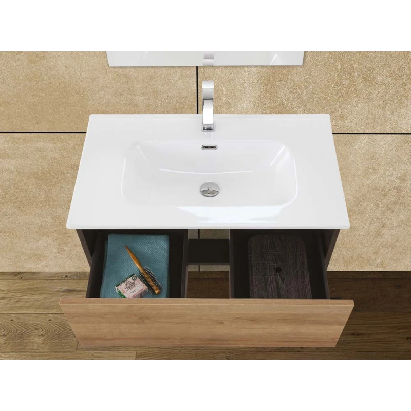 Composizione bagno Revital Feridras 80 cm riviera/oxid