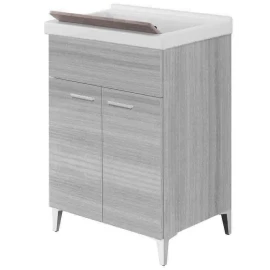 Lavatoio Feridras 60 cm con vasca in ceramica